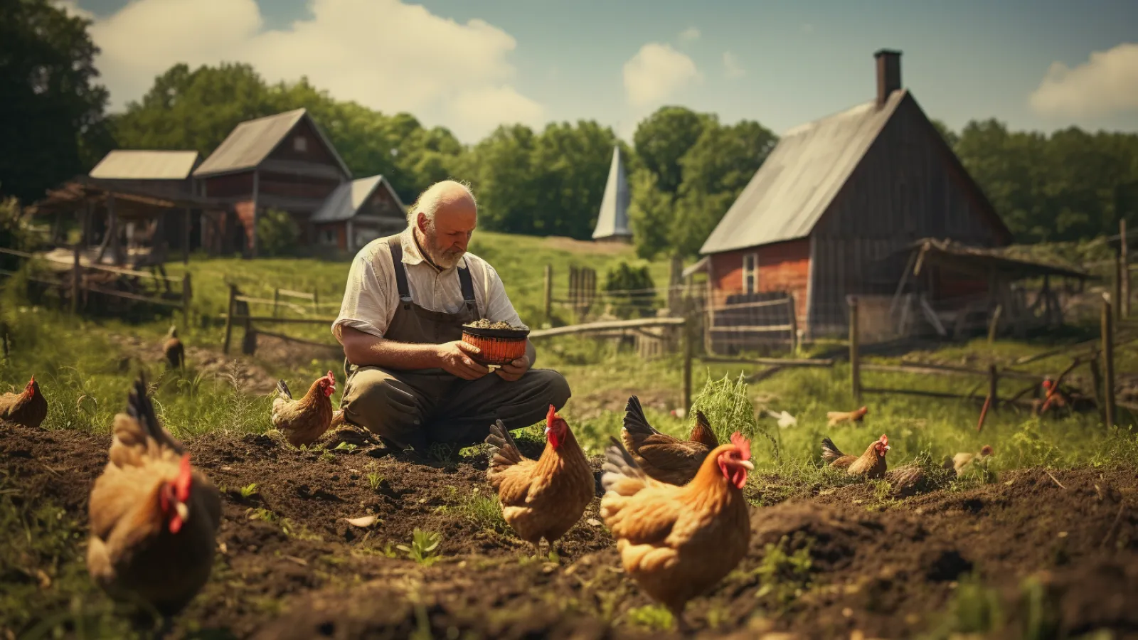 illustration for farm