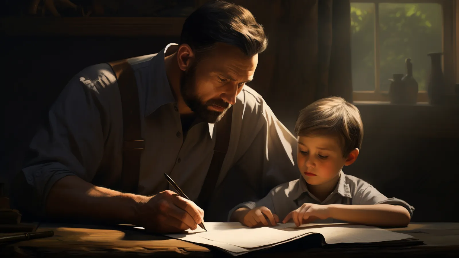 illustration for father