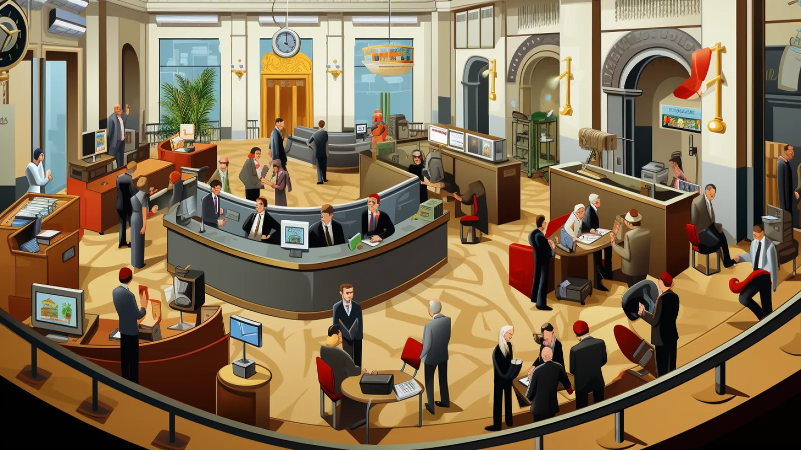 illustration for financial
