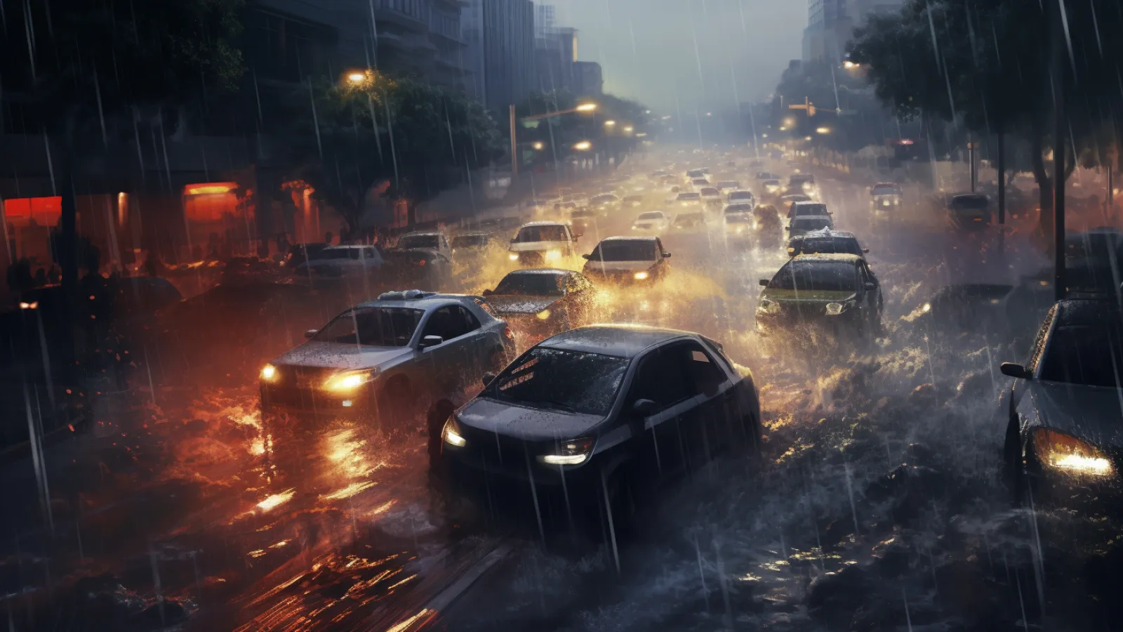 illustration for flood