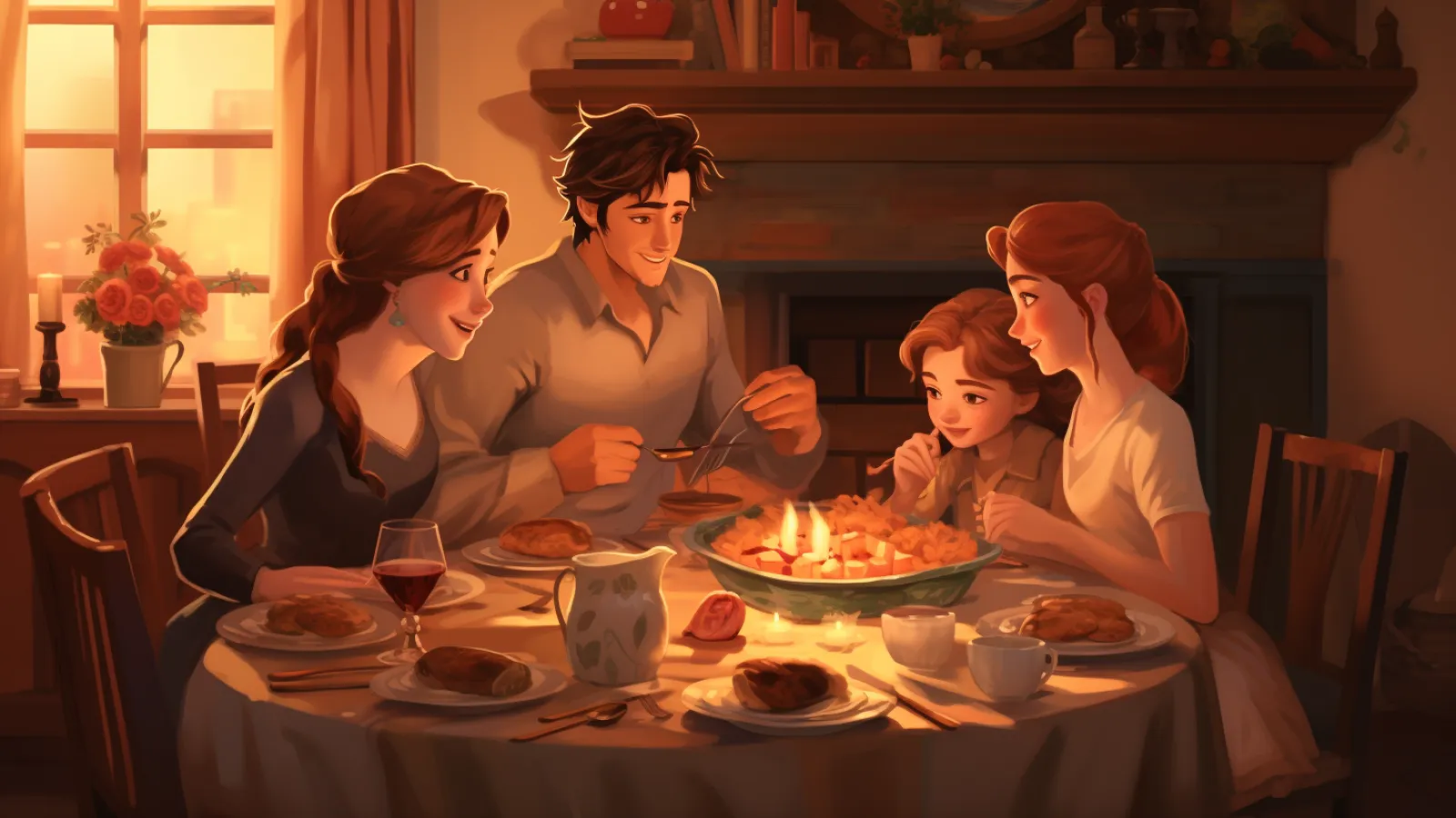 illustration for food