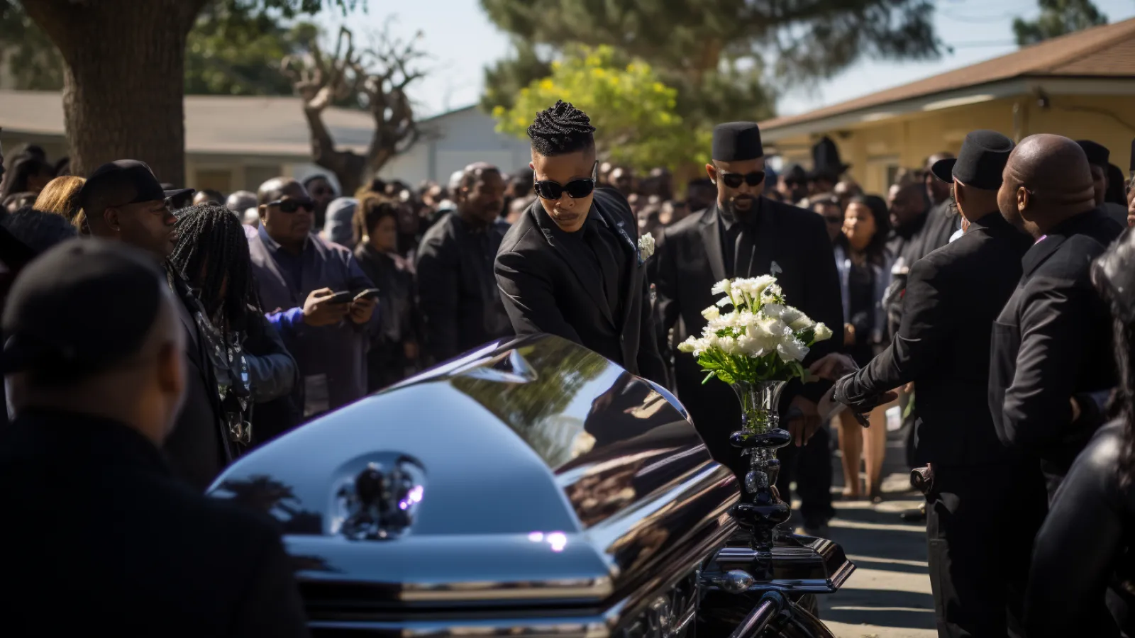 illustration for funeral
