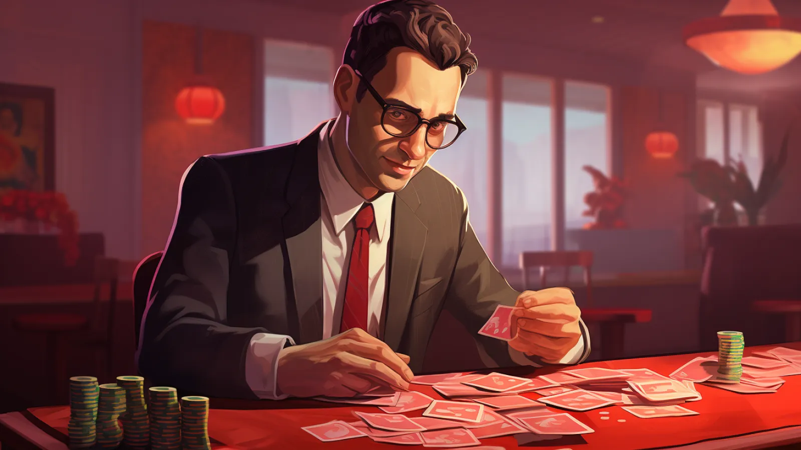 illustration for gamble