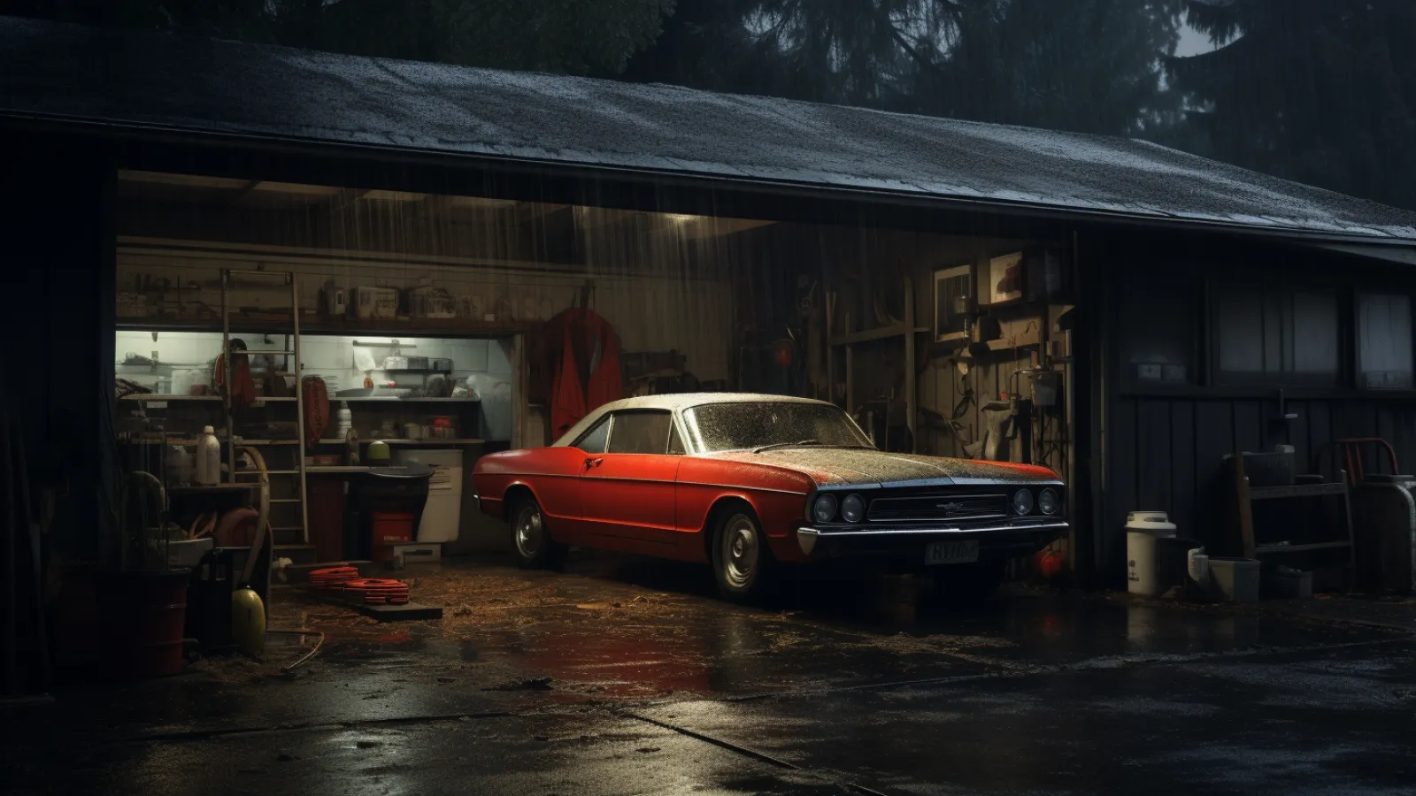 illustration for garage