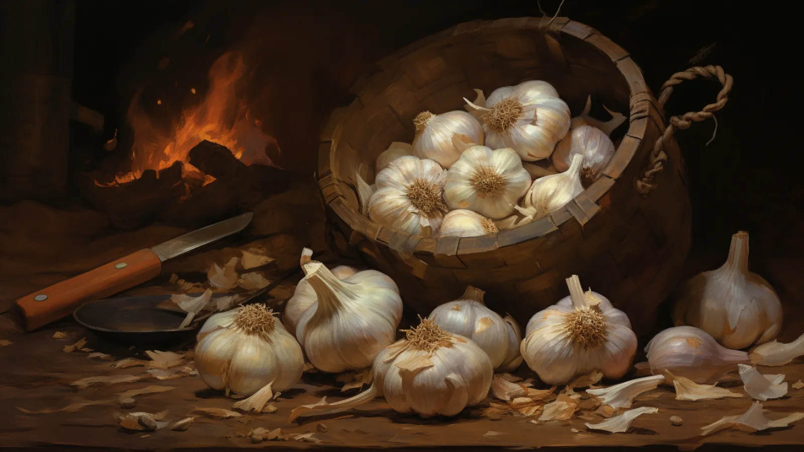 illustration for garlic