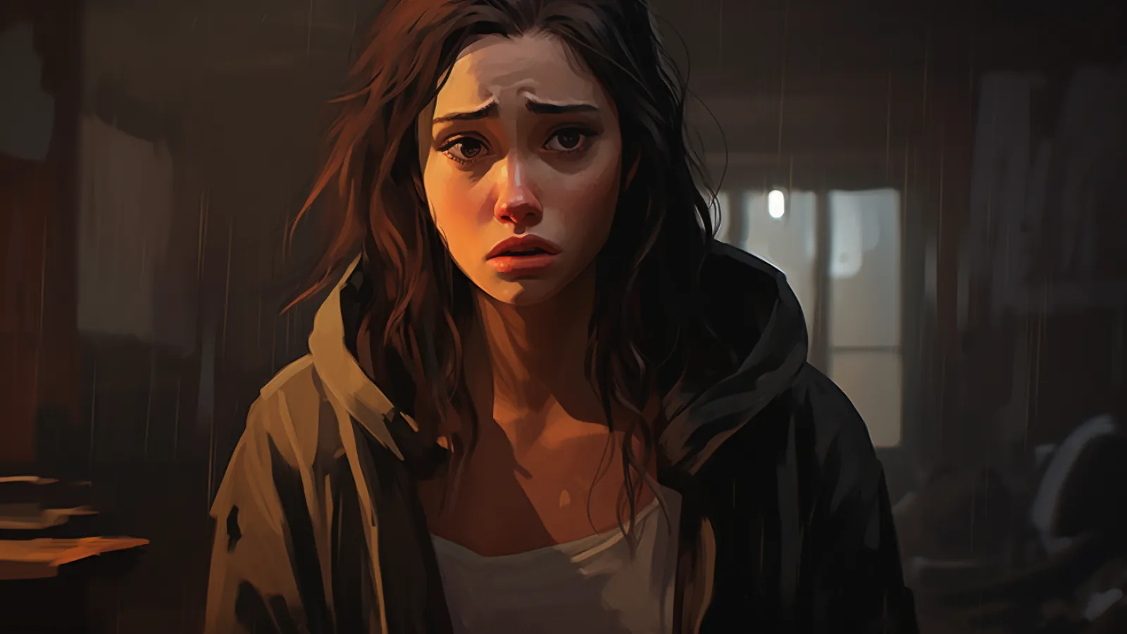 illustration for gloomy