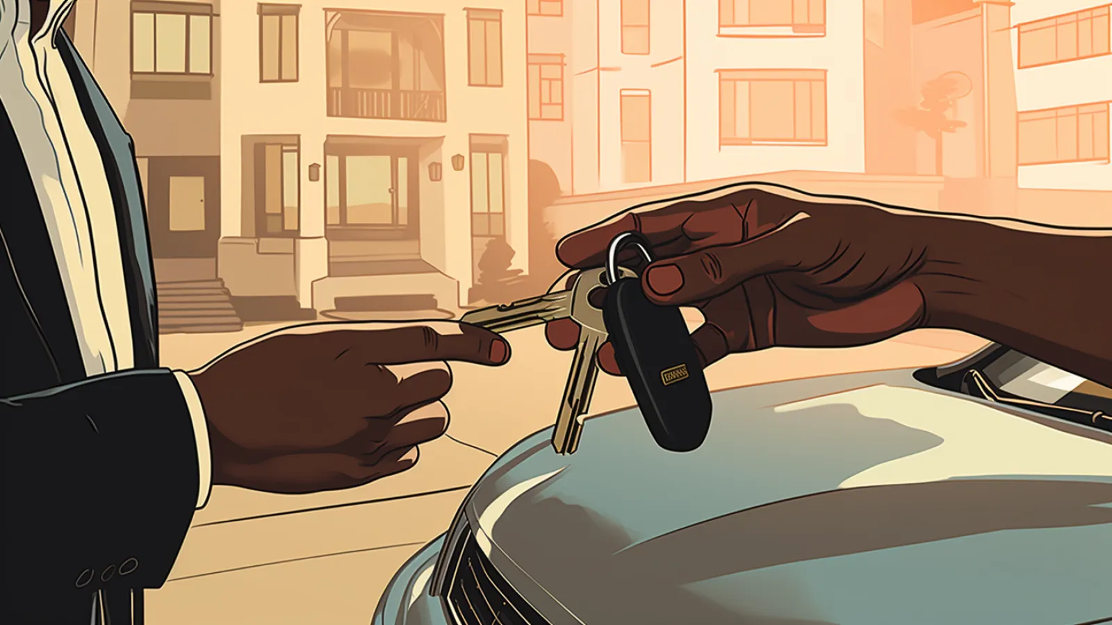 illustration for hand