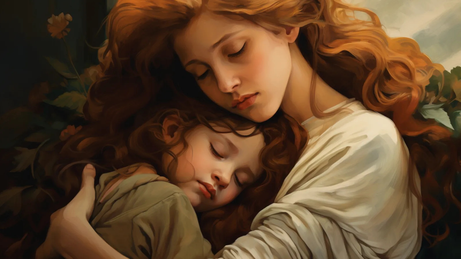 illustration for hug