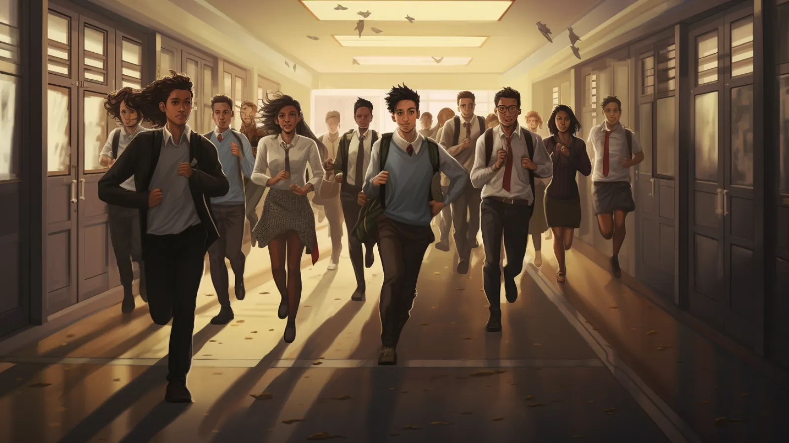illustration for hurry