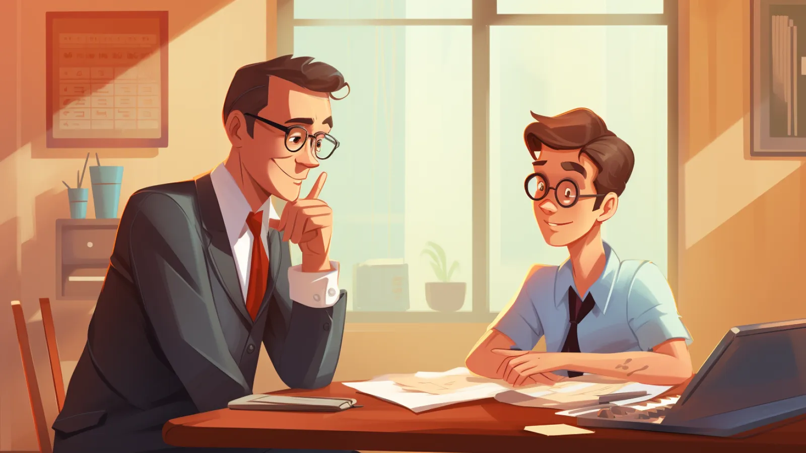 illustration for affair