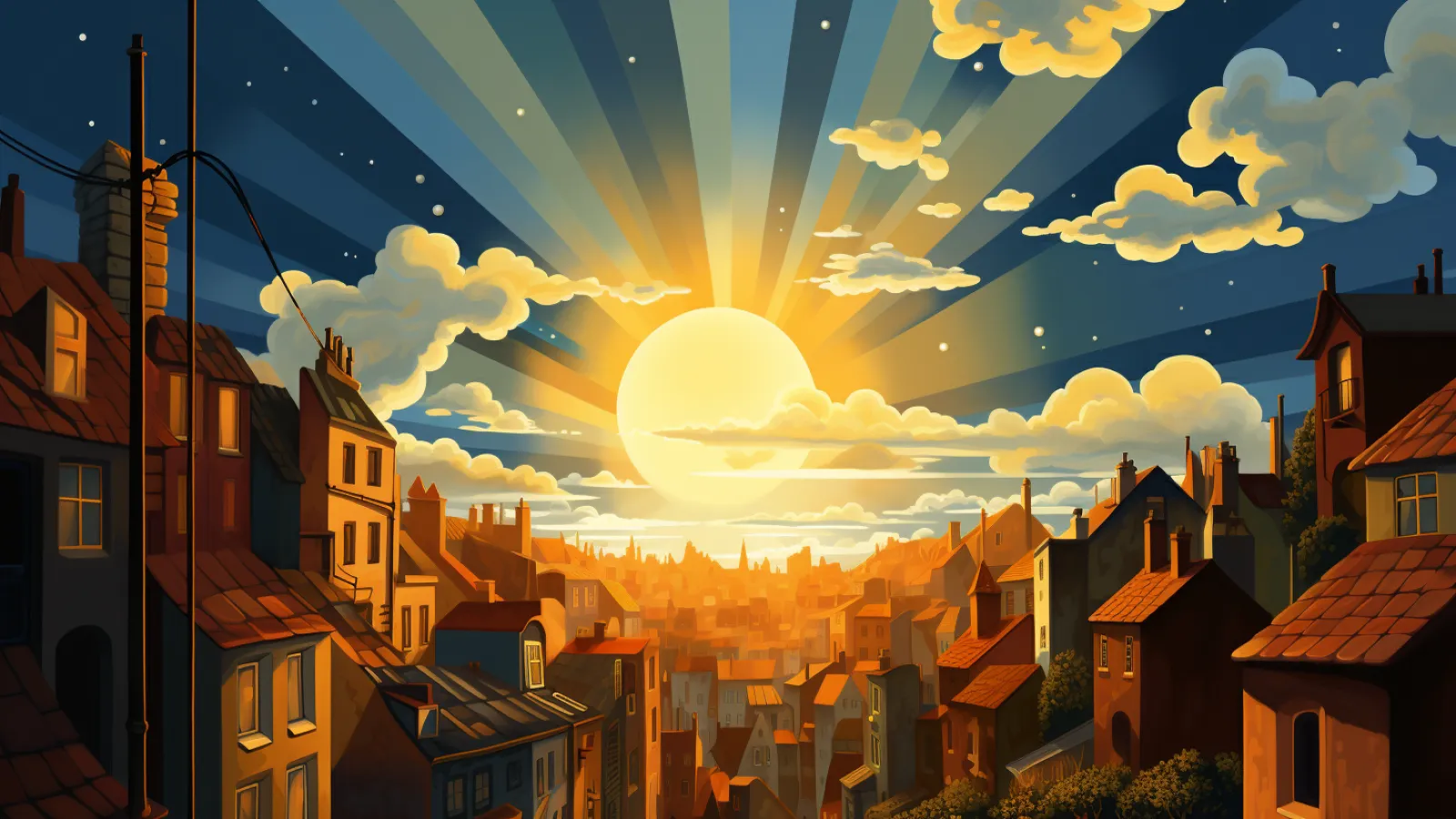 illustration for afternoon