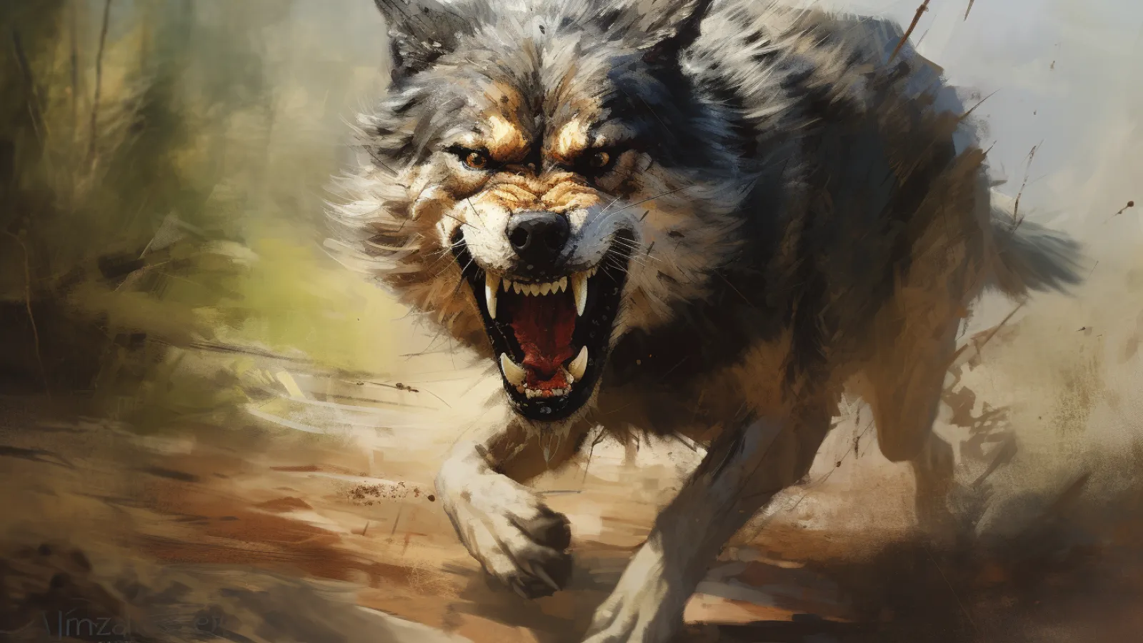 illustration for aggressive