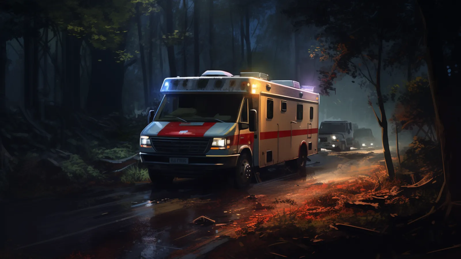 illustration for ambulance