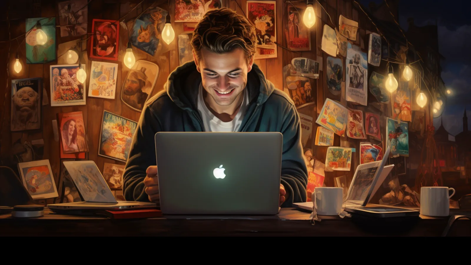 illustration for internet