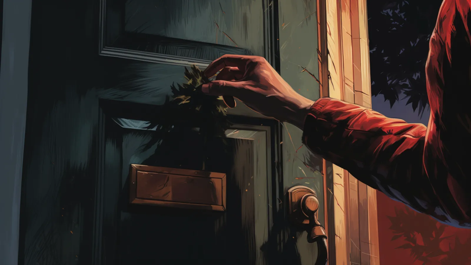 illustration for knock