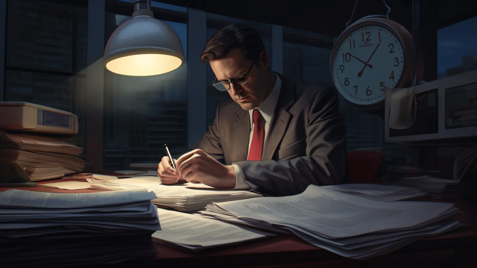 illustration for late