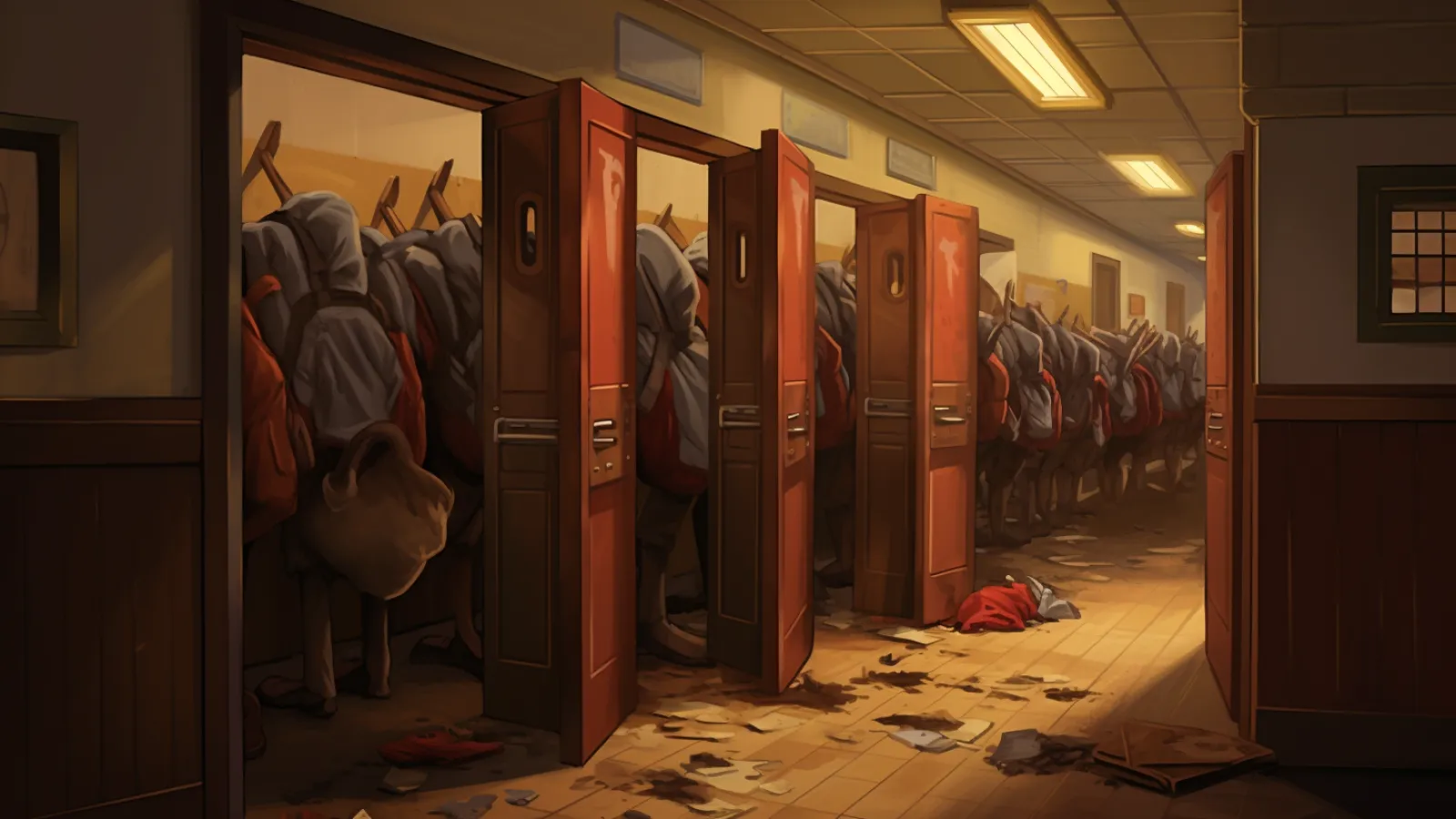 illustration for leave