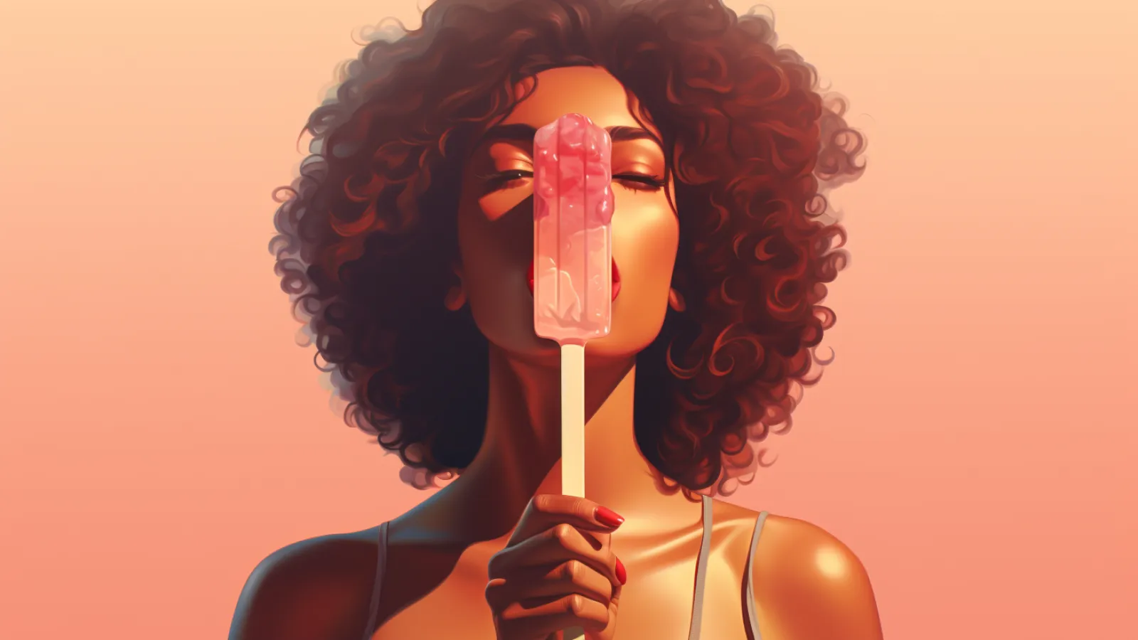 illustration for lick
