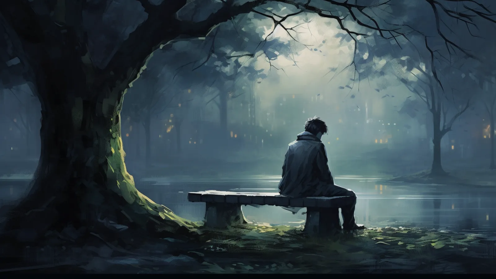 illustration for lonely