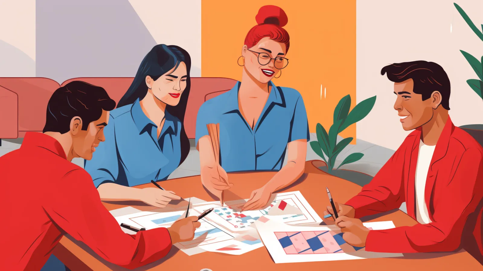 illustration for marketing