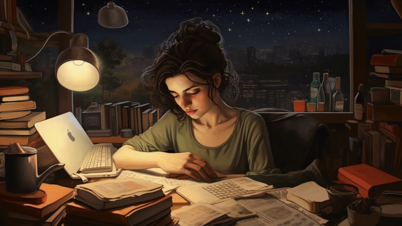 illustration for midnight