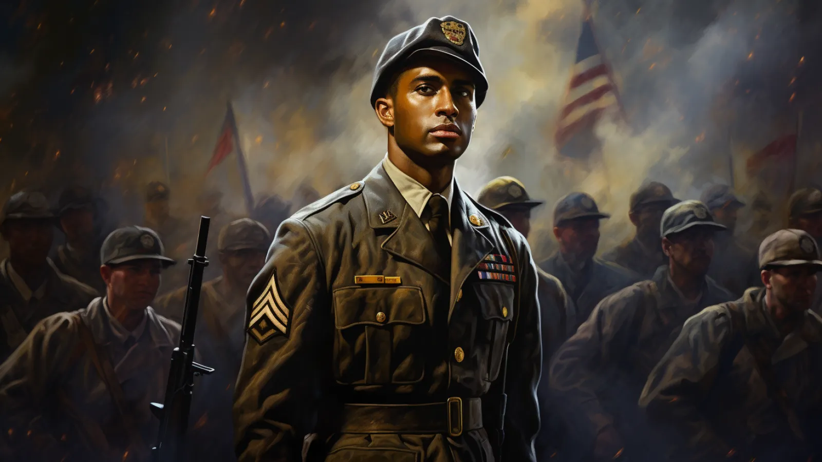 illustration for military