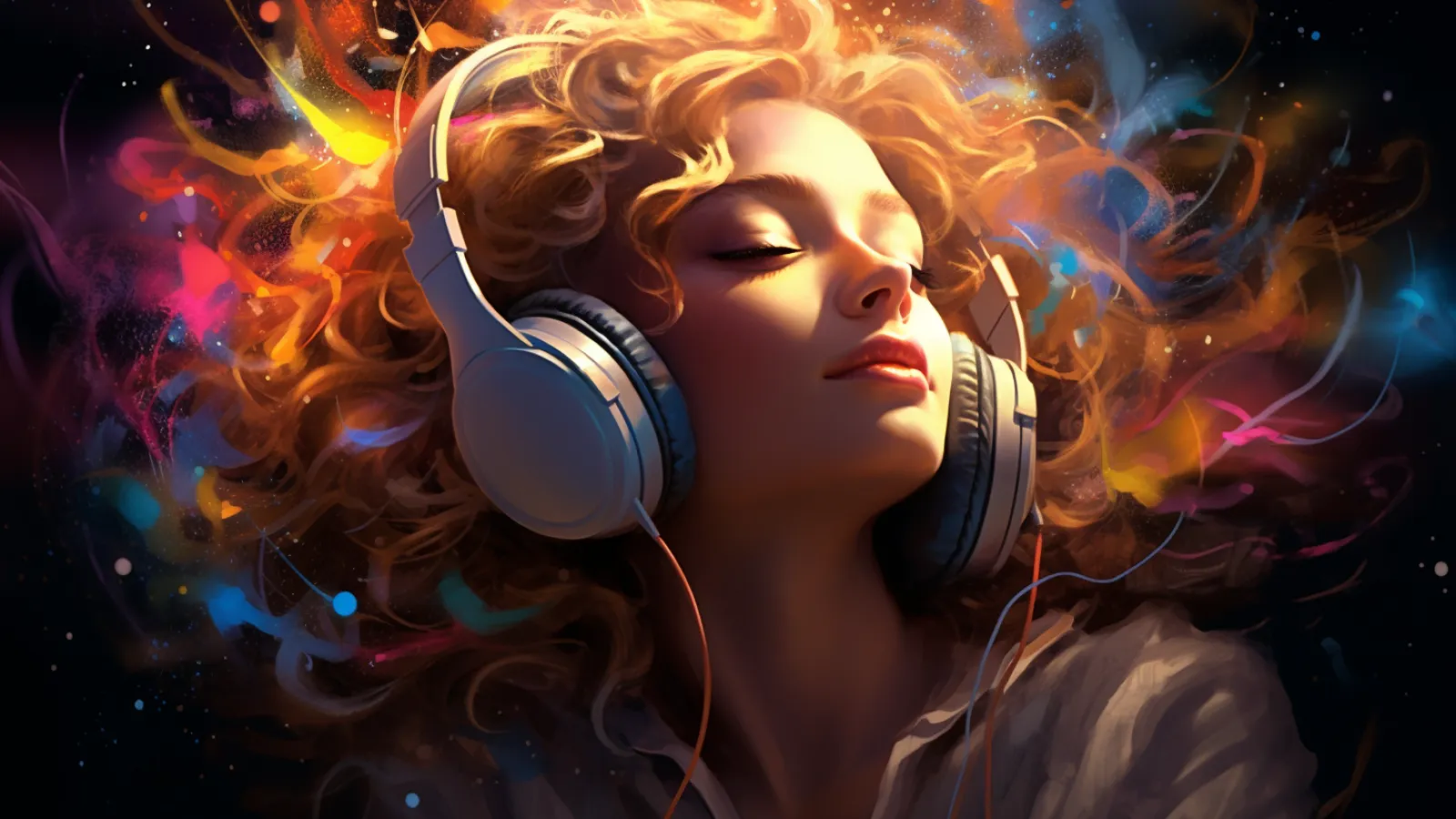 illustration for music