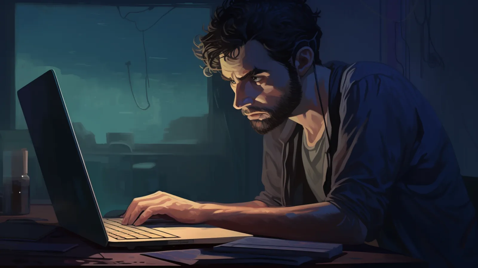 illustration for negative