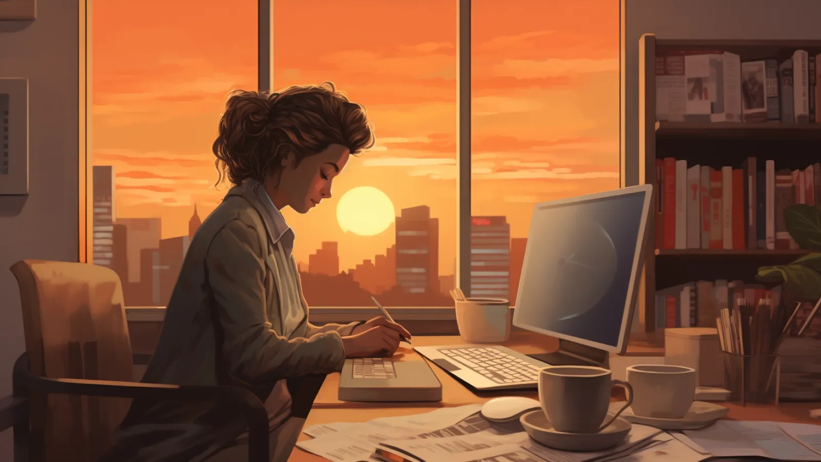 illustration for normal