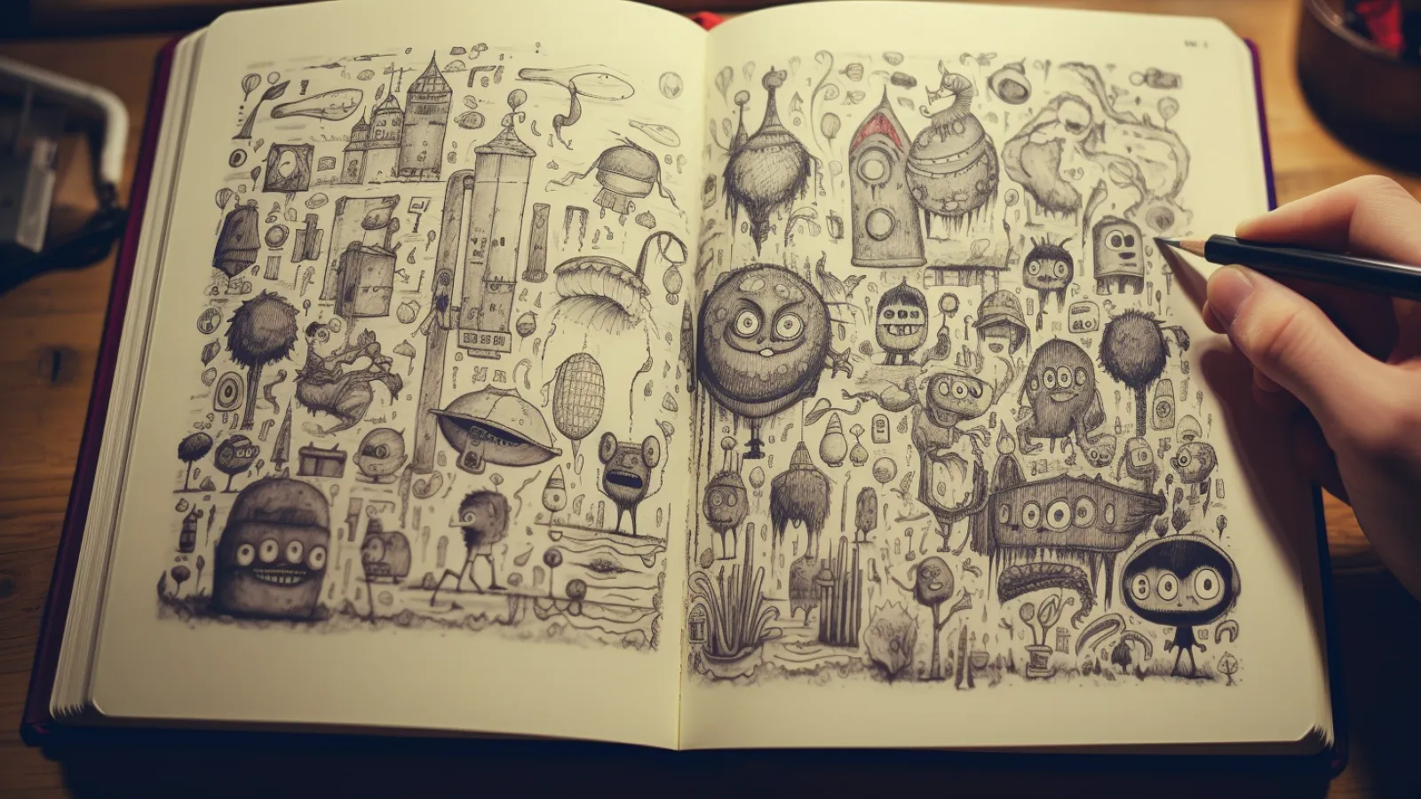 illustration for notebook