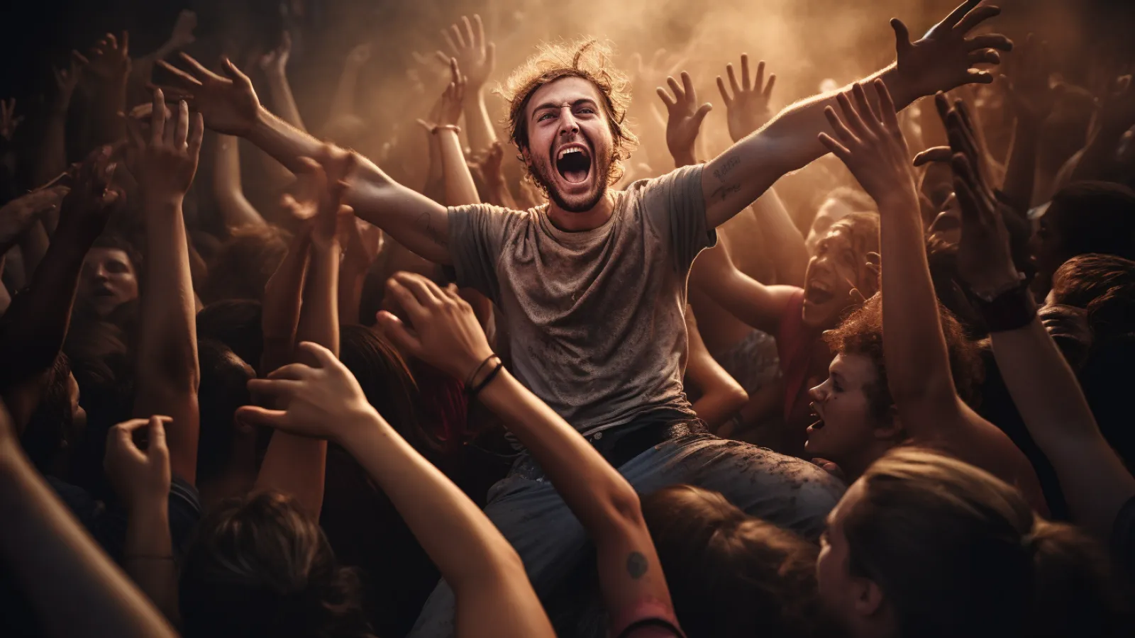 illustration for mosh pit