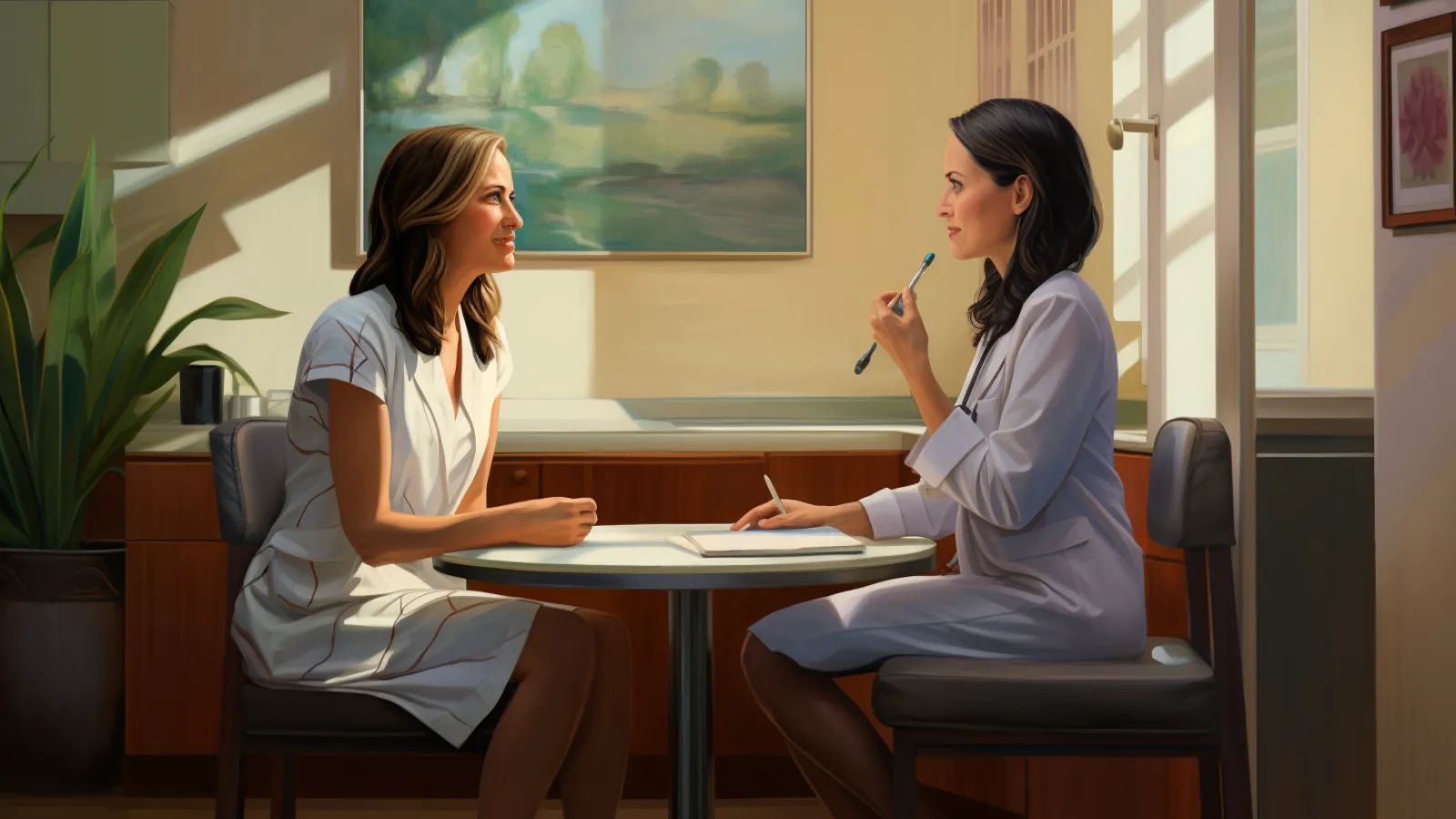 illustration for breast