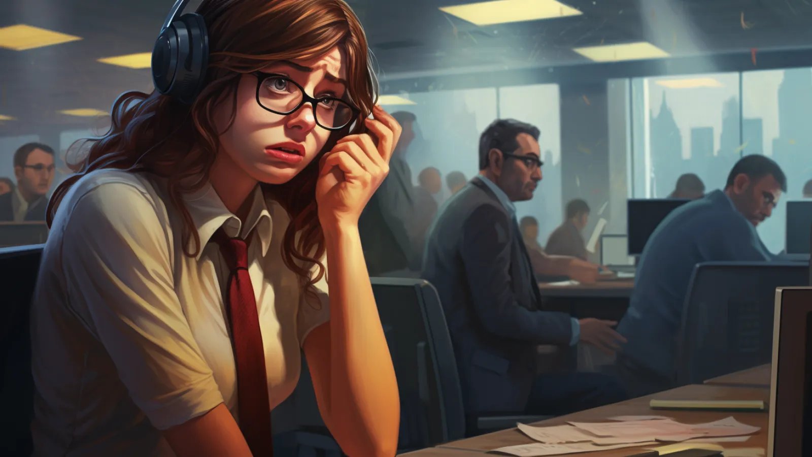 illustration for jitters