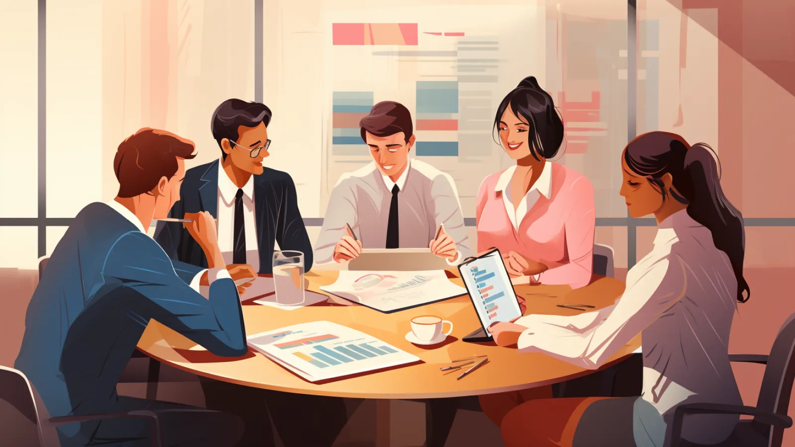 illustration for cost reduction / cost cutting