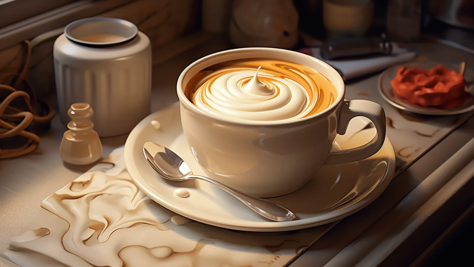 illustration for cream
