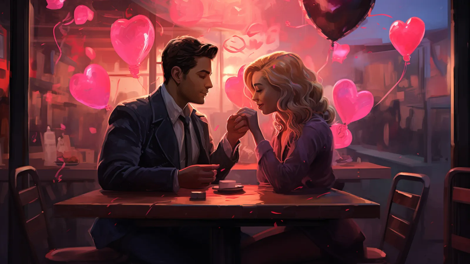 illustration for Valentine's Day