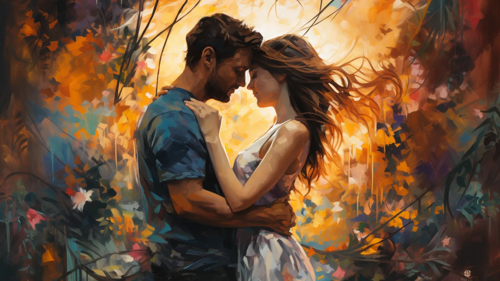 illustration for be in love