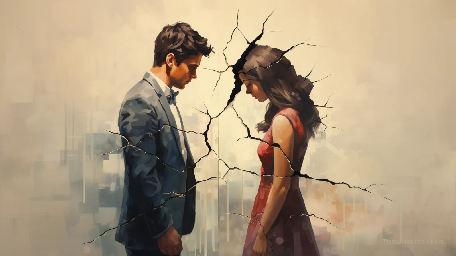 illustration for split up