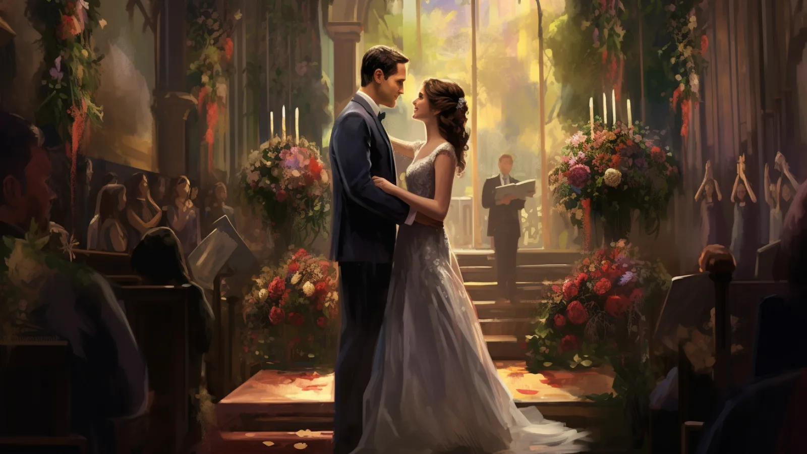 illustration for say "I do"
