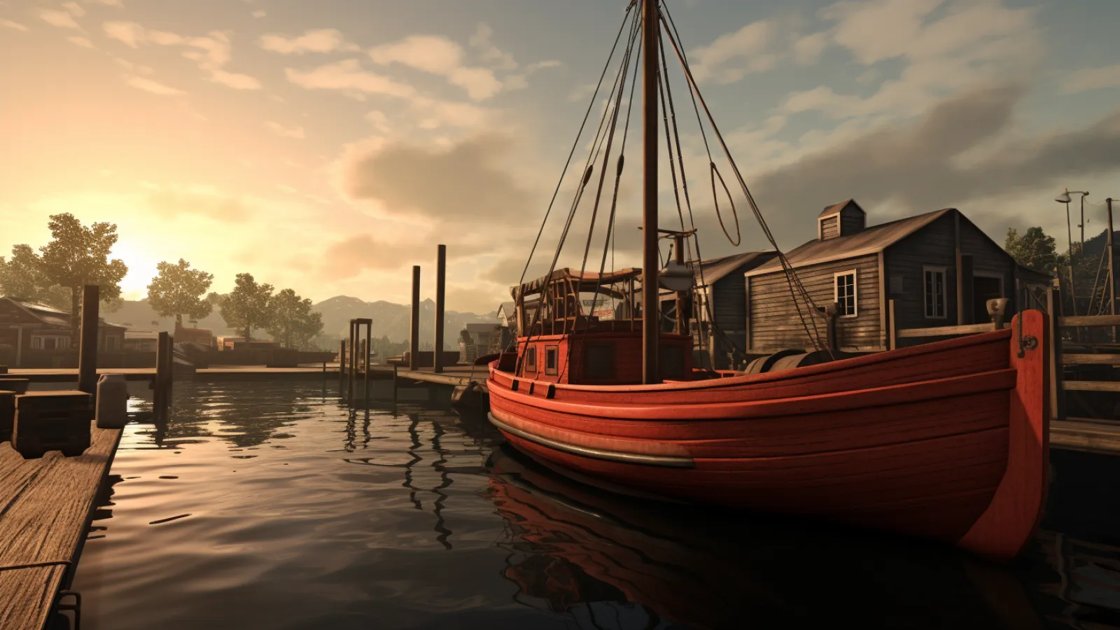 illustration for dock