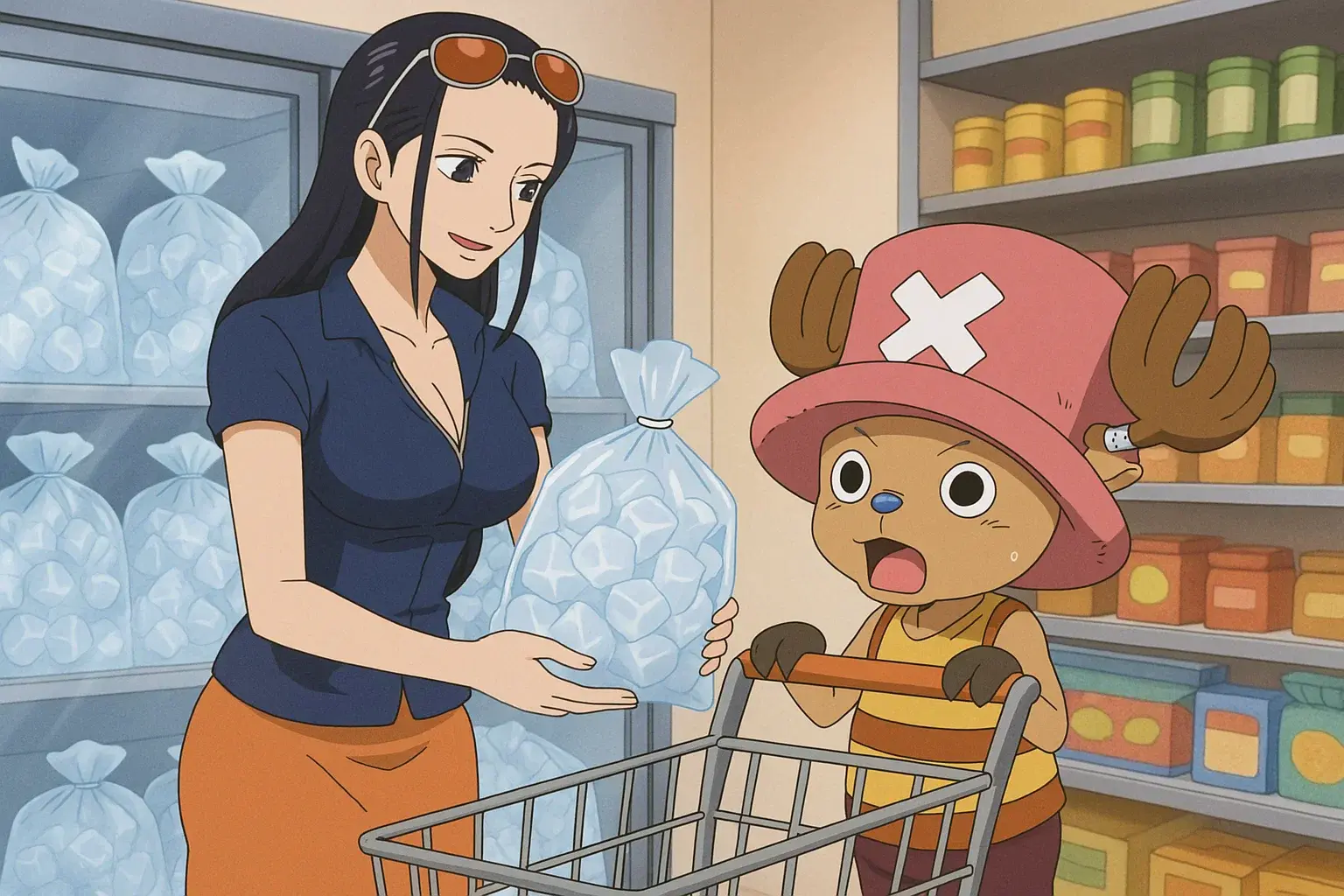 illustration for ice