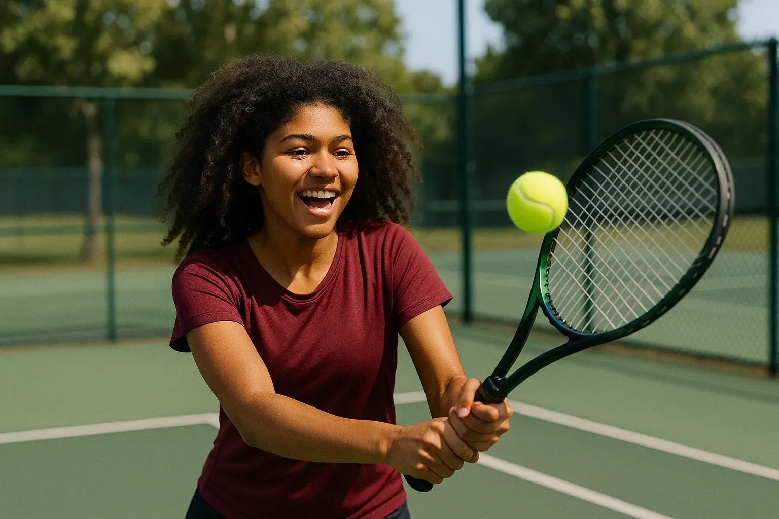 illustration for tennis