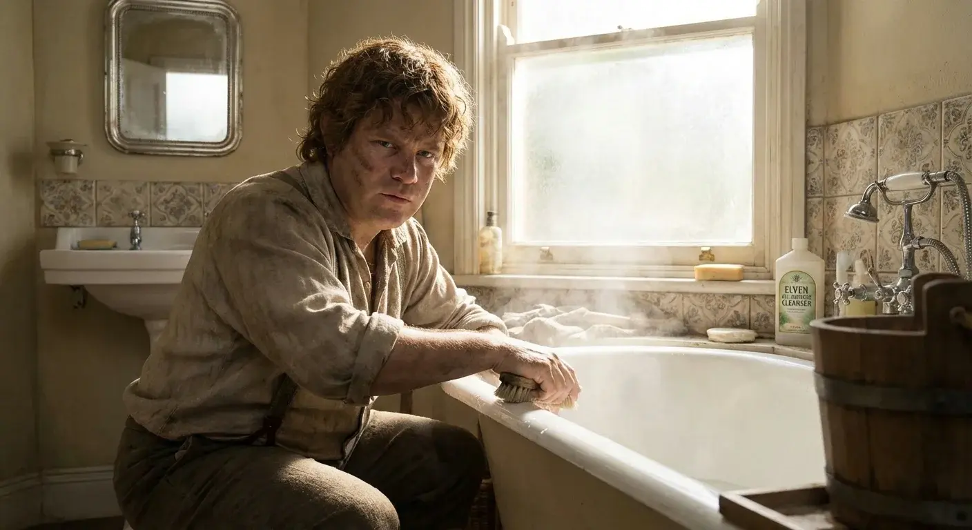 illustration for bathroom