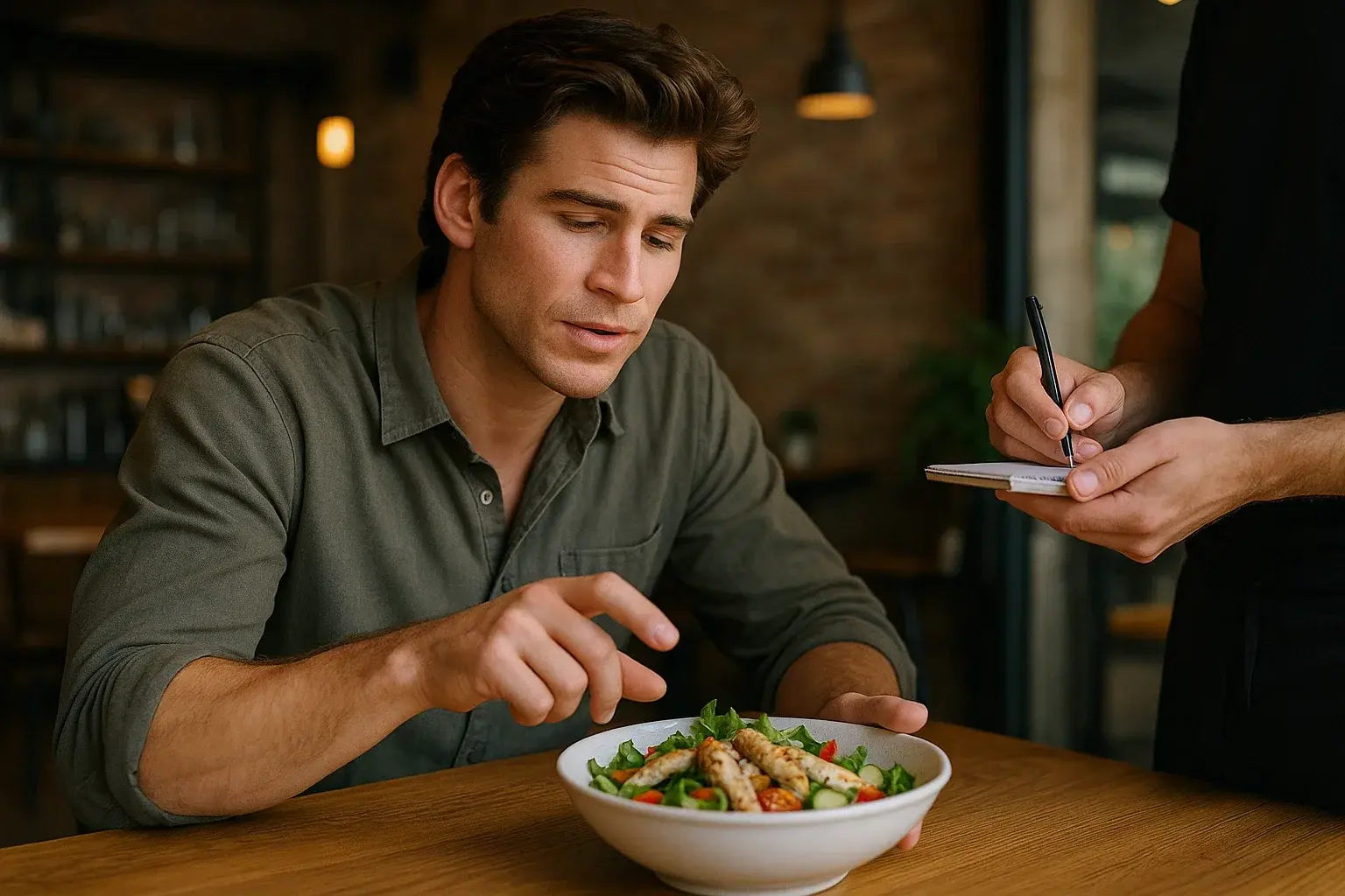 illustration for salad