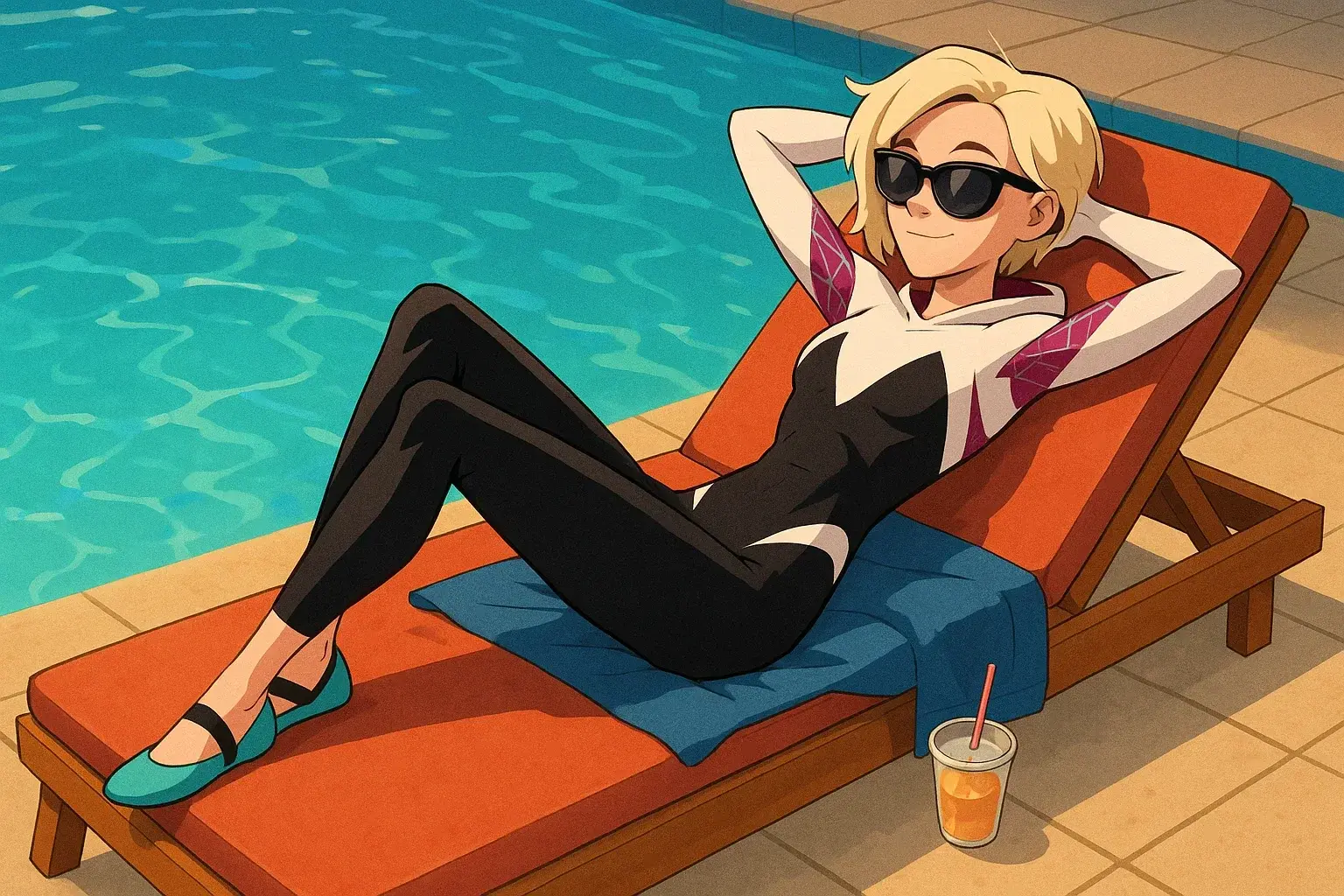 illustration for pool