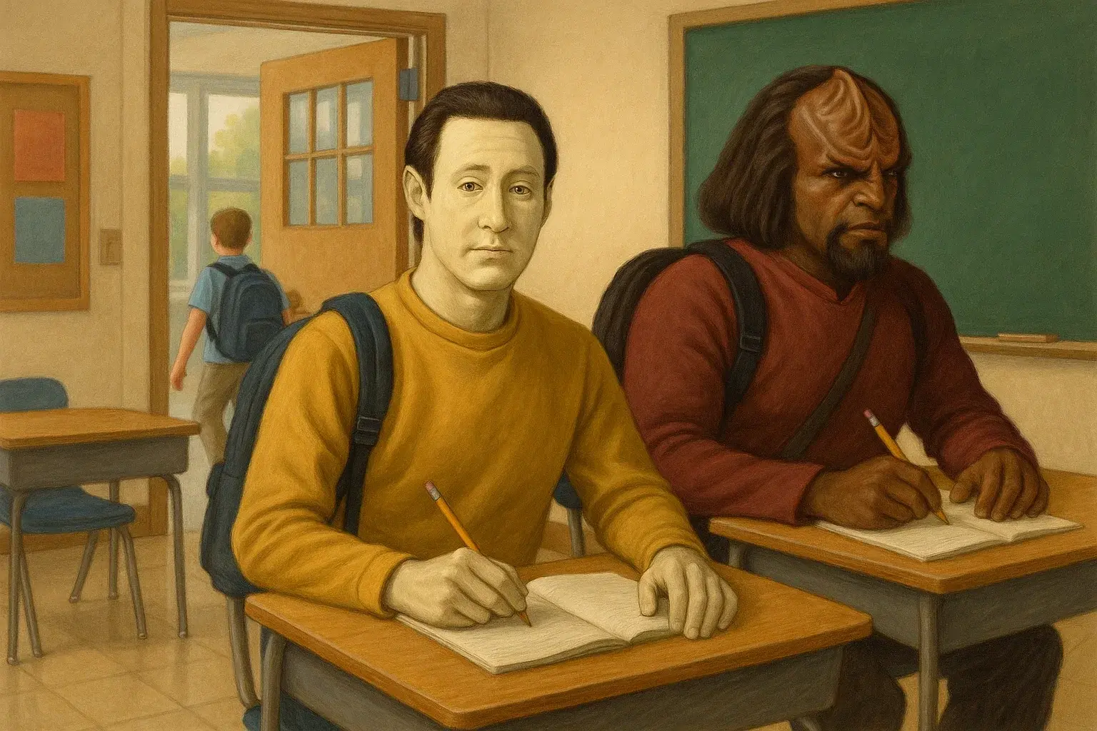 illustration for April