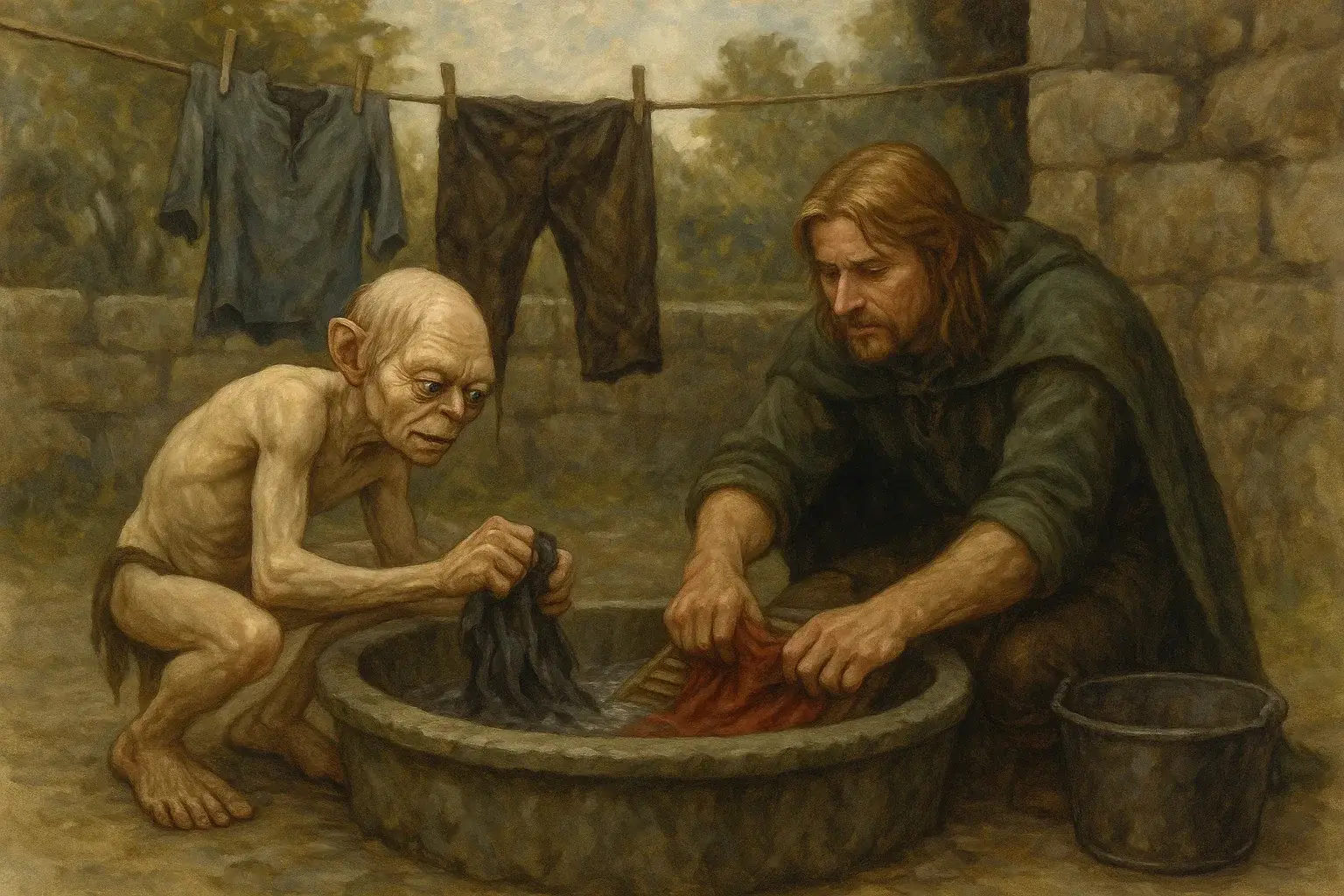 illustration for wash