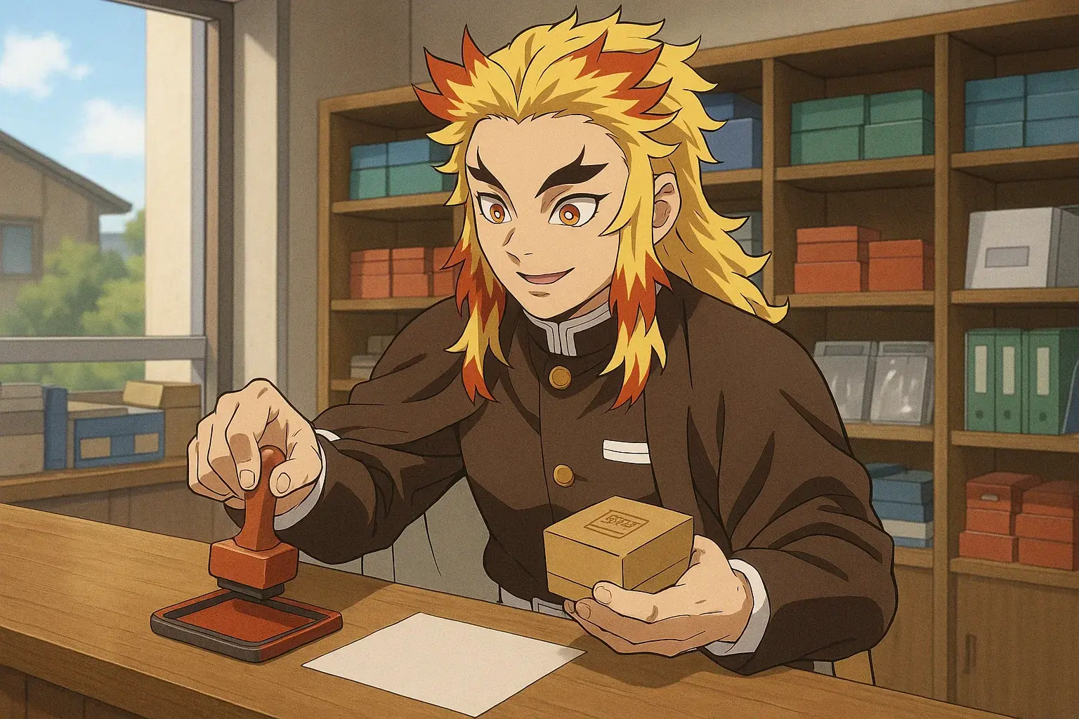 illustration for stamp