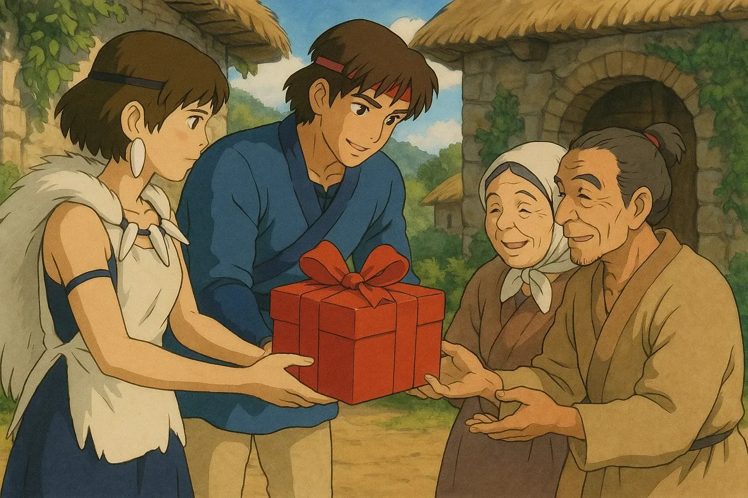 illustration for gift