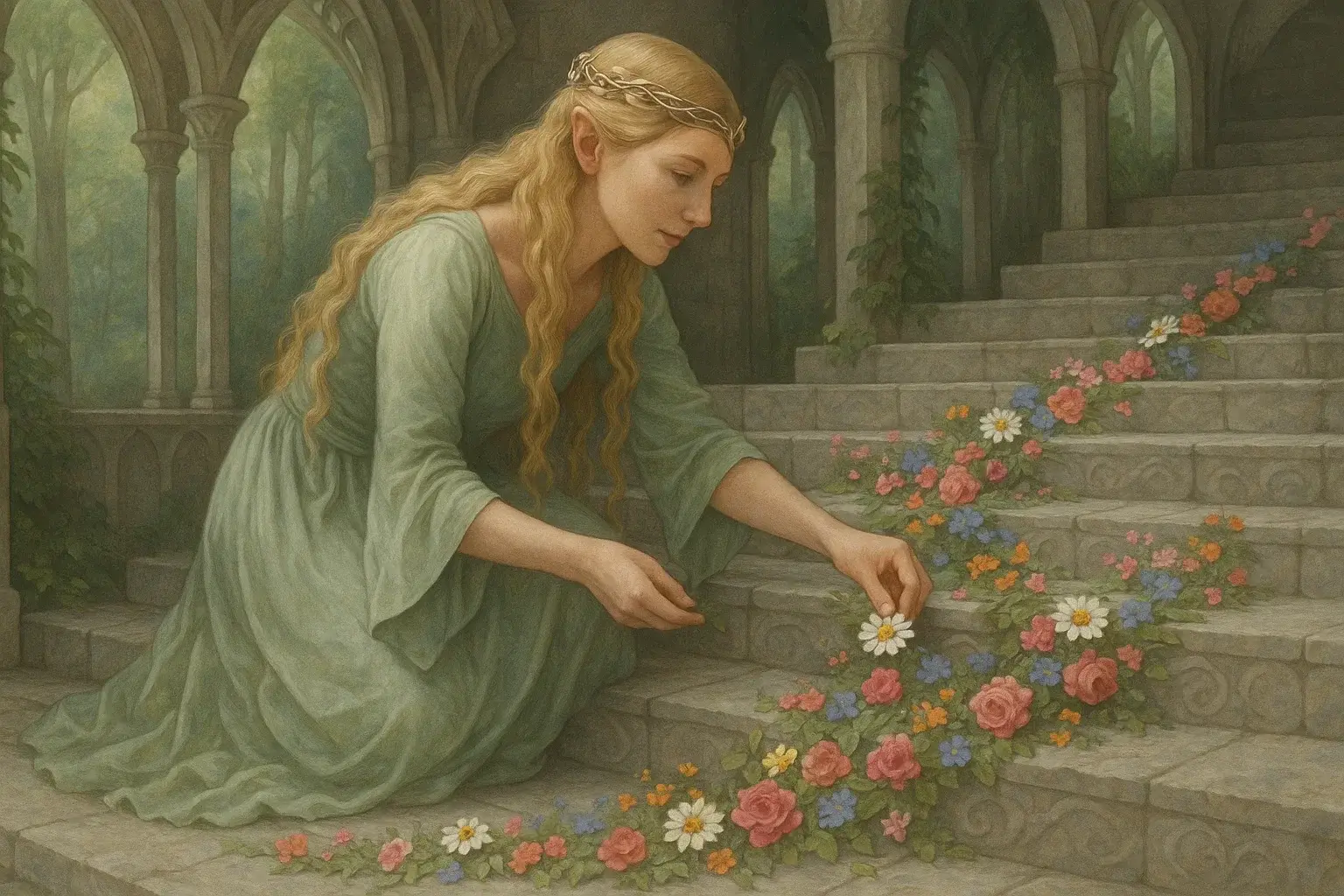 illustration for stairs